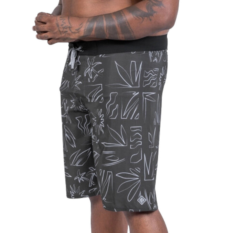 Bermuda Boardshorts Plus Size Nicoboco Alta qualidade Tactel