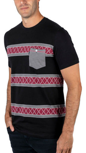 Camiseta Preta Nicoboco Algodão Jacquard Pearth Bolso